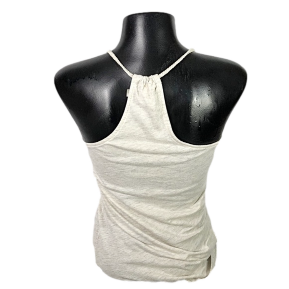 GARAGE- Racerback Light Grey Tank Top - Picture 4 of 7